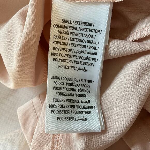 Aidan Mattox Pink Beaded Strapless Fit and Flare Cocktail Dress Women’s Size 12 - Picture 9 of 11